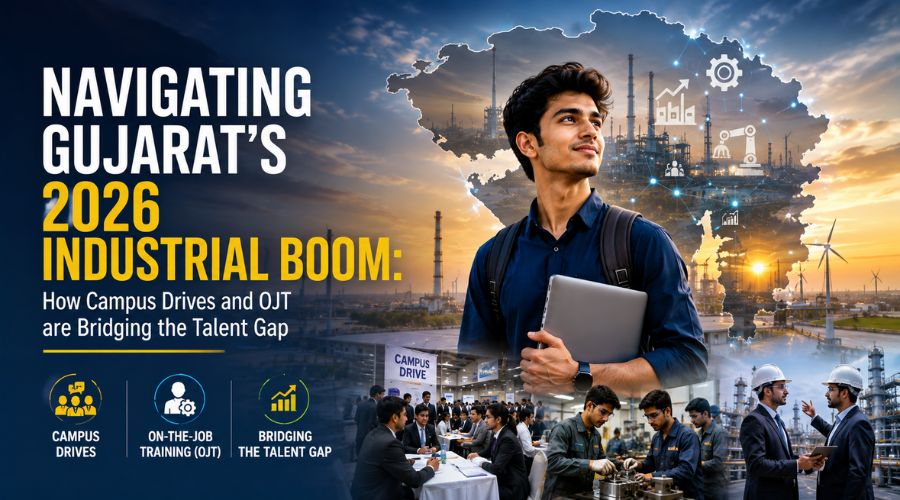 Navigating Gujarat's 2026 Industrial Boom: How Campus Drives and OJT are Bridging the Talent Gap